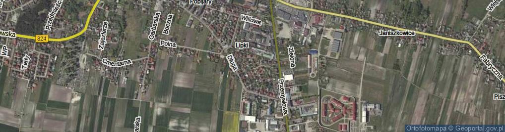 Zdjęcie satelitarne Nowoprojektowana ul.